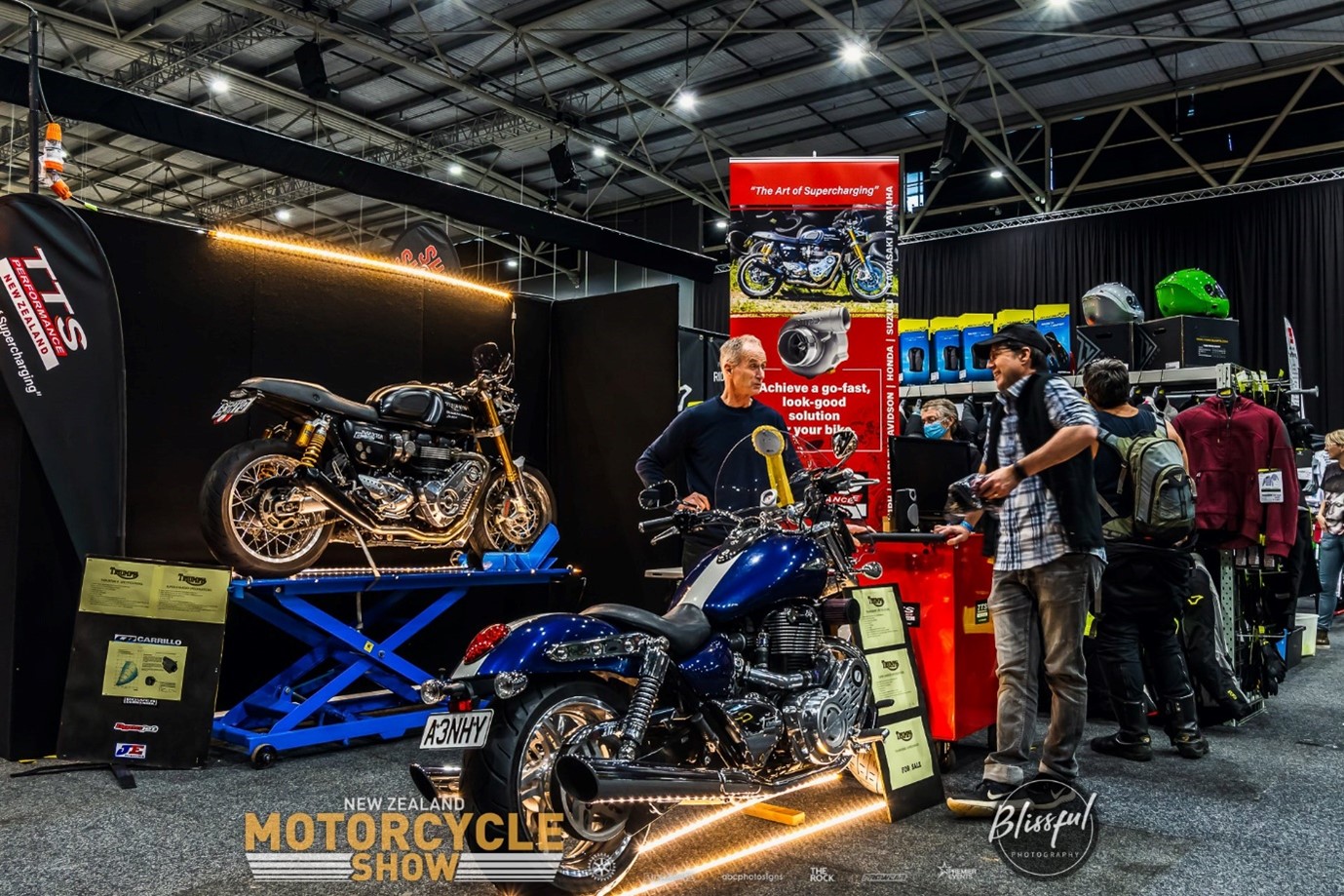 Adventure bike in mountains