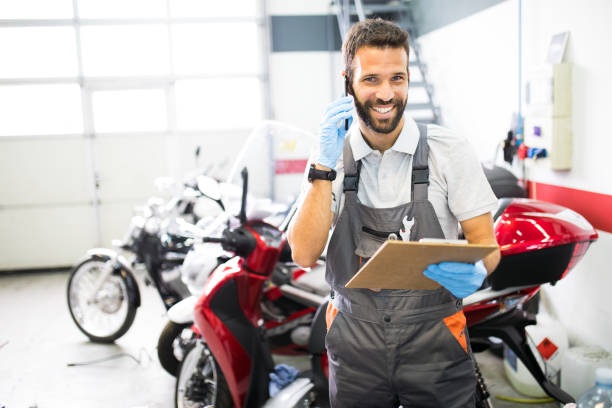 Bike Mechanic at Work